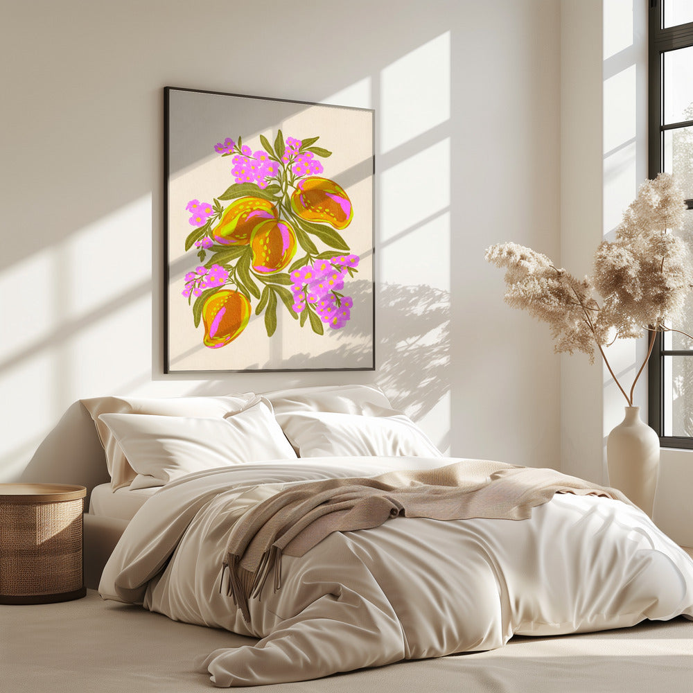 Vibrant Mangoes | Poster