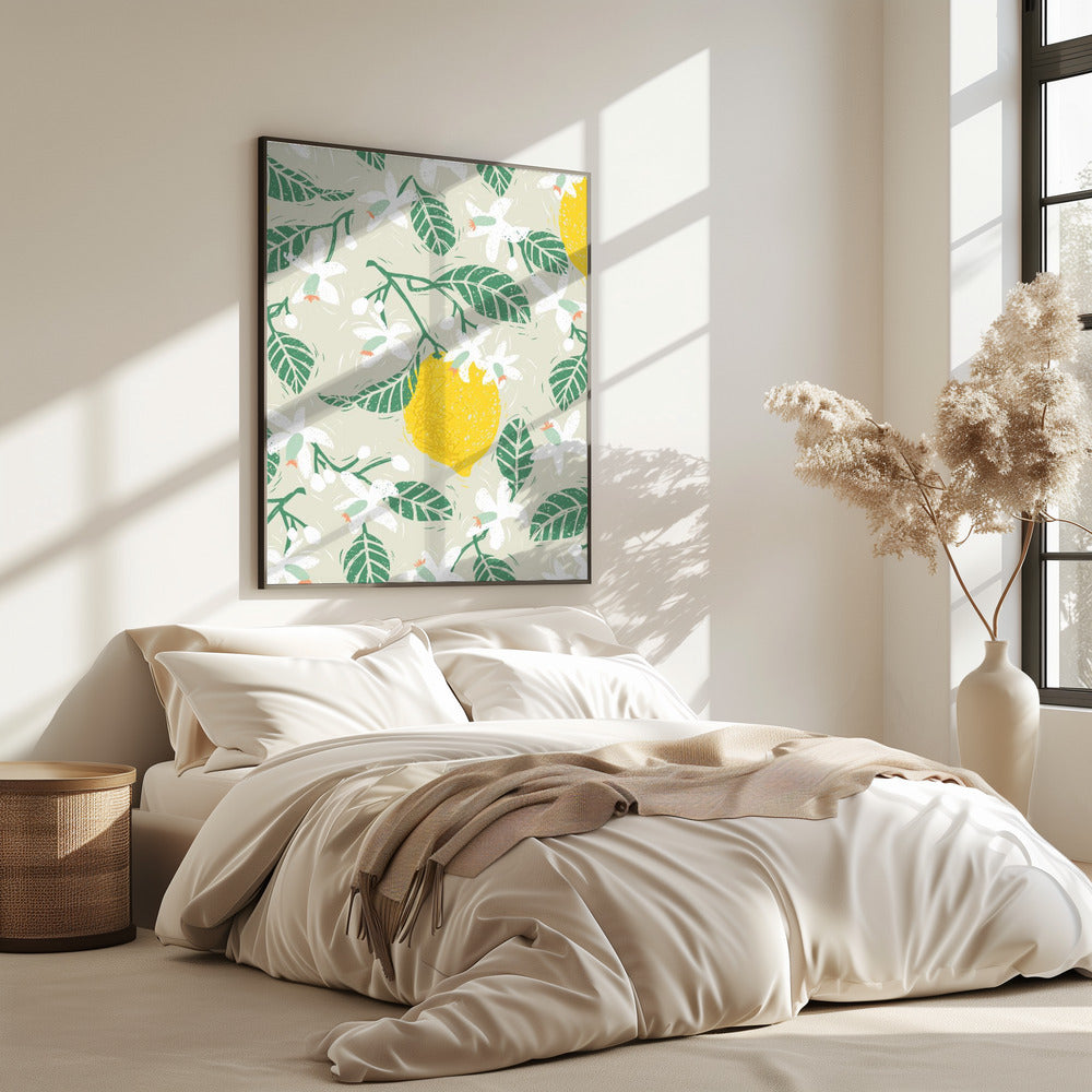 Lemon tree blossoms | Poster