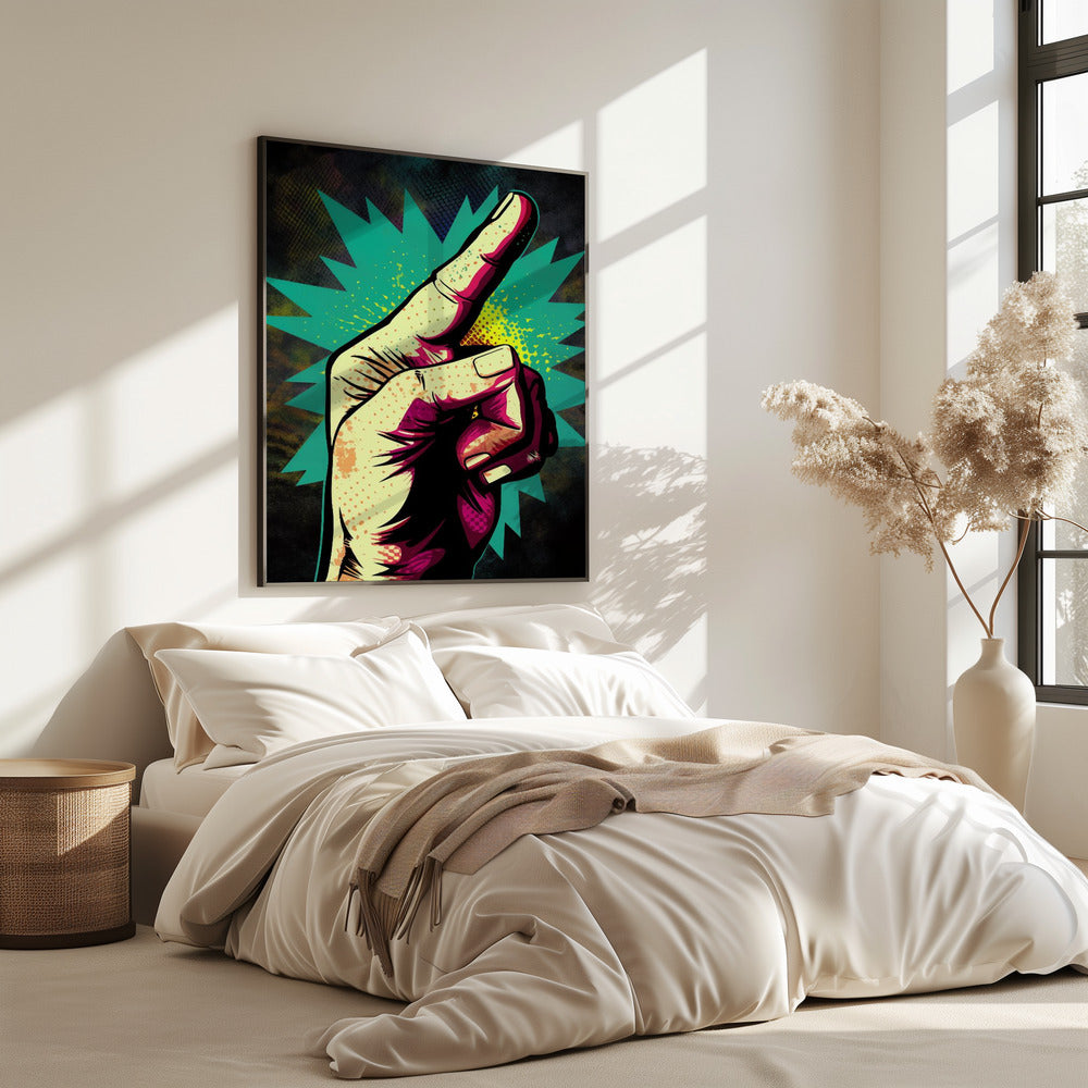 Vibrant Hand Gesturing | Poster