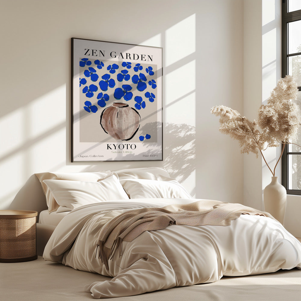 Cerulean Blossoms | Poster