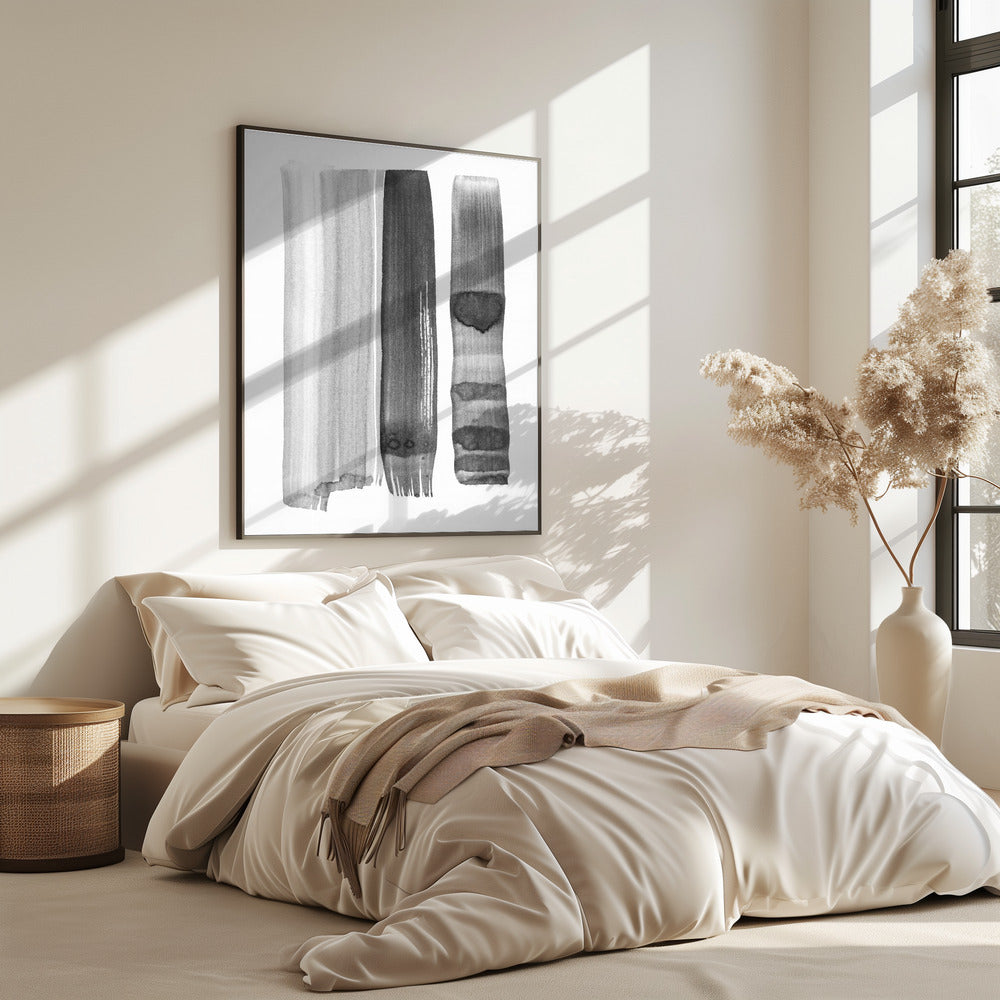 Monochrome Strokes | Poster