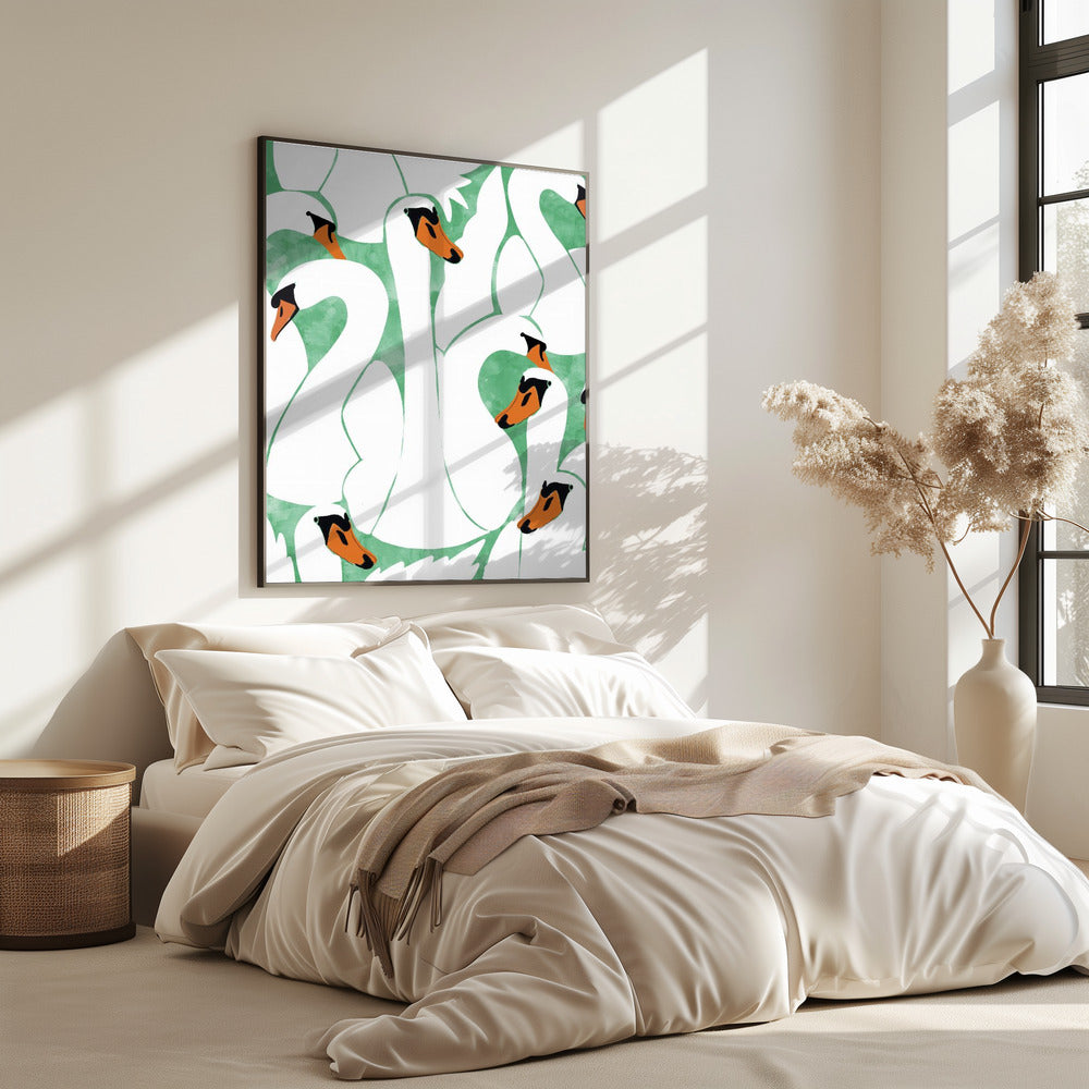Graceful Swans | Poster