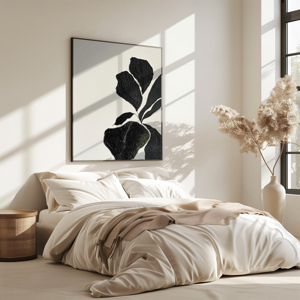 Textured Leaf Elegance | Poster