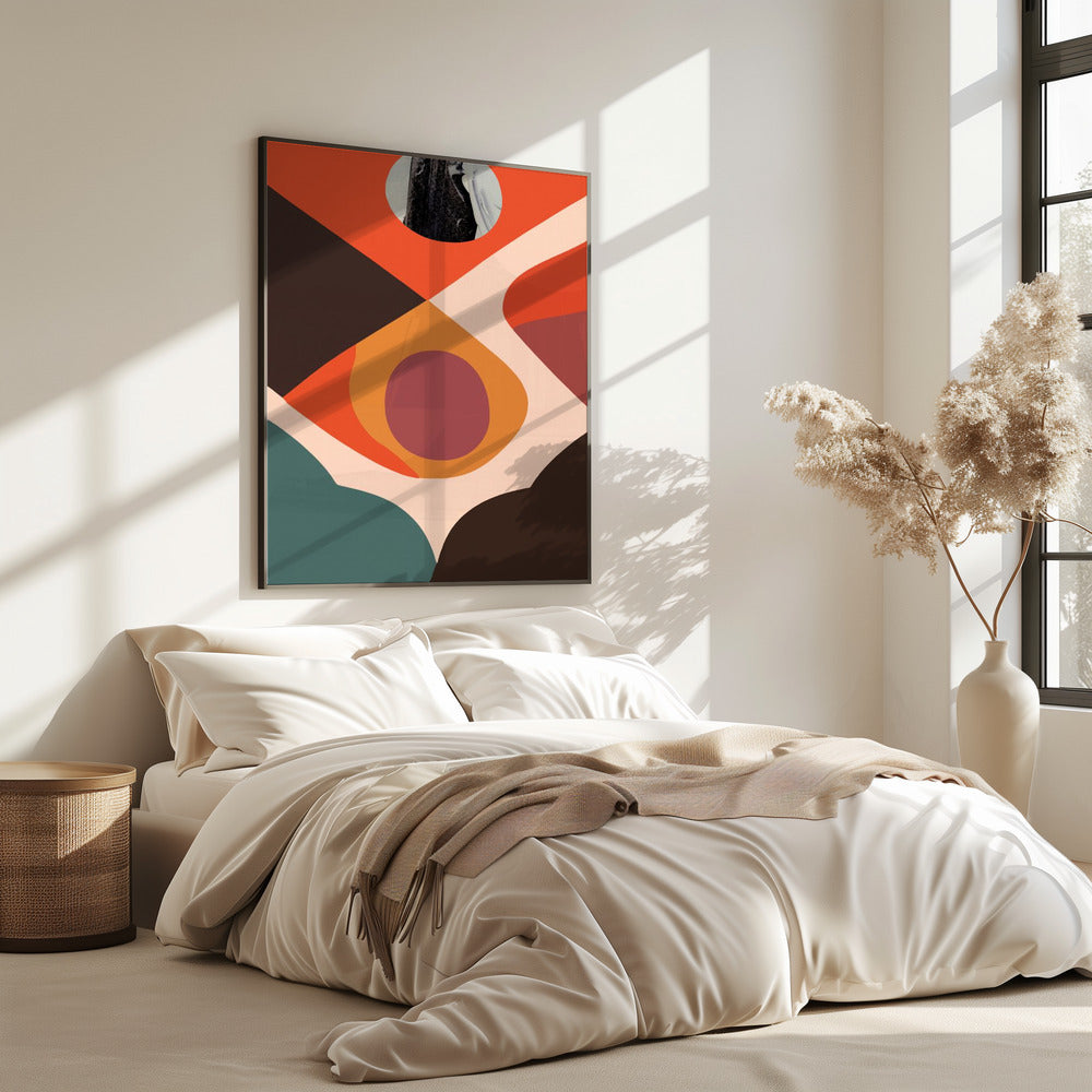 Geometric Forms And Muted Colors | Poster