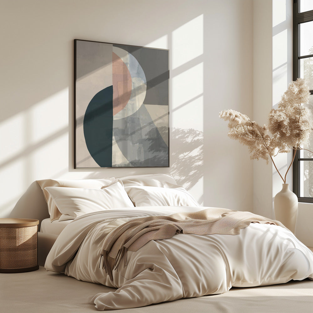 Geometric Forms And Muted Colors | Poster