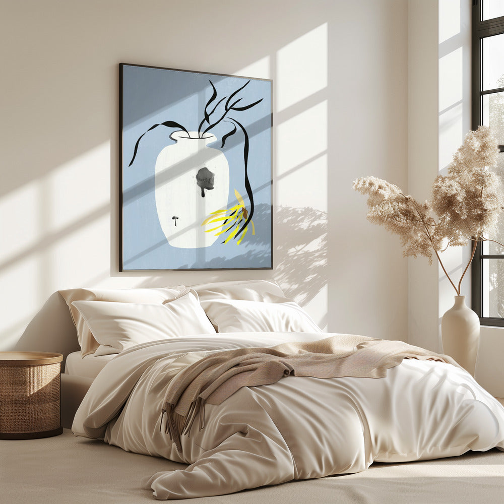 Vase And Withered Bloom | Poster