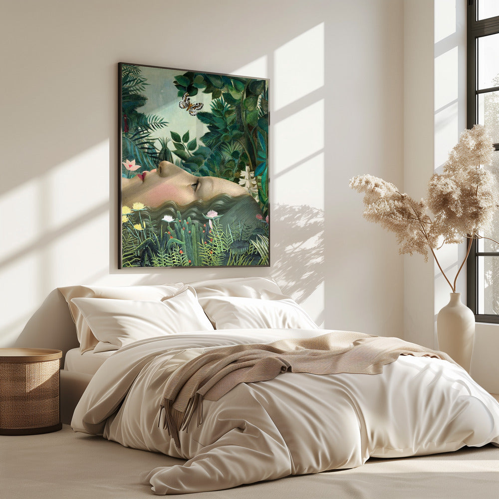 Giovanna In Tropical Garden | Poster