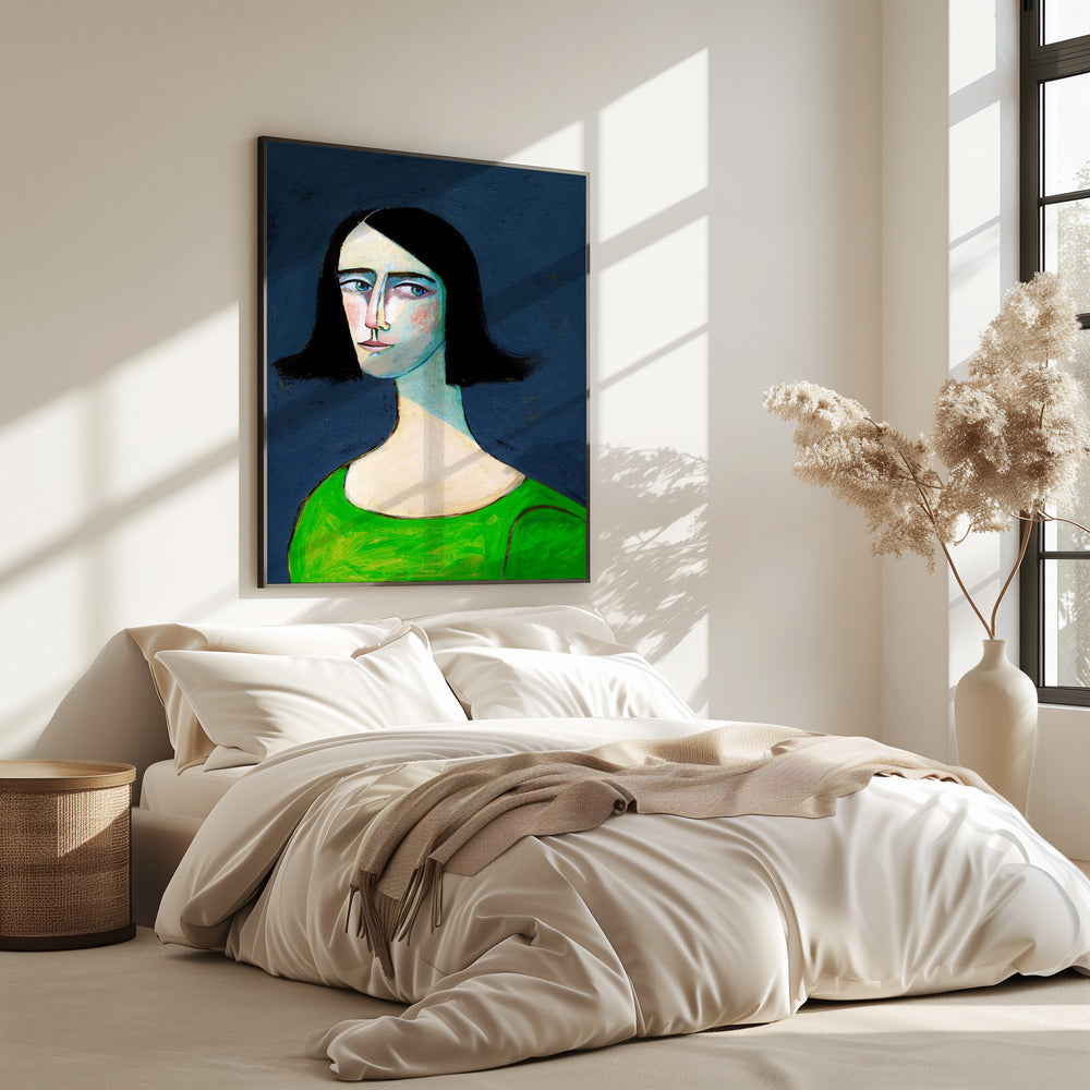 Woman Portrait - Never Look Back | Poster