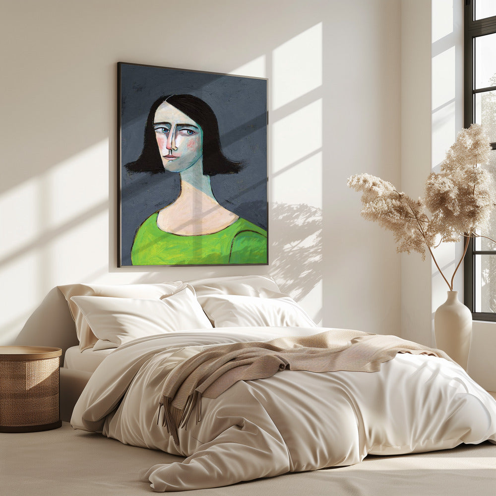 Woman Portrait - Never Look Back | Poster