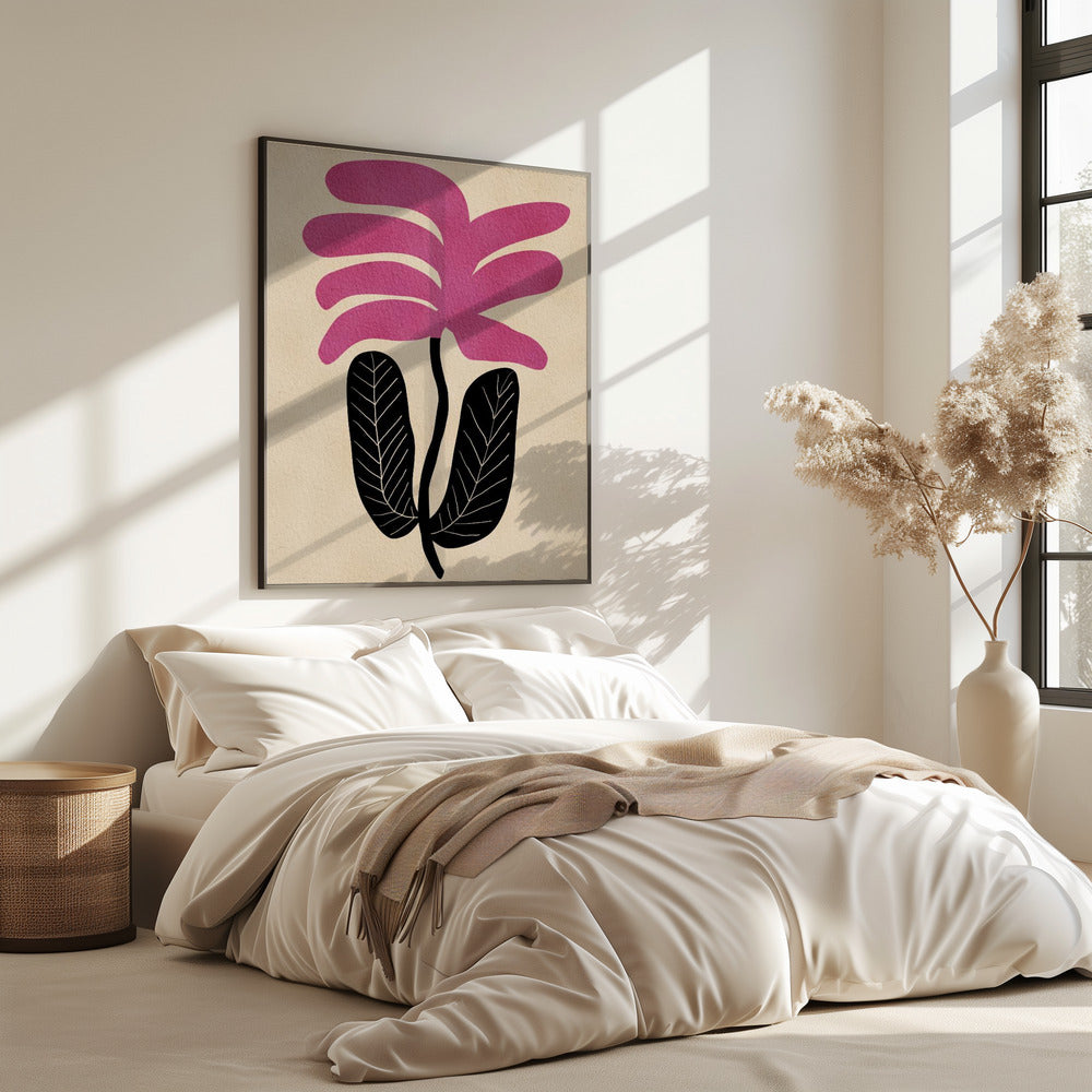 Pink floral flower | Poster