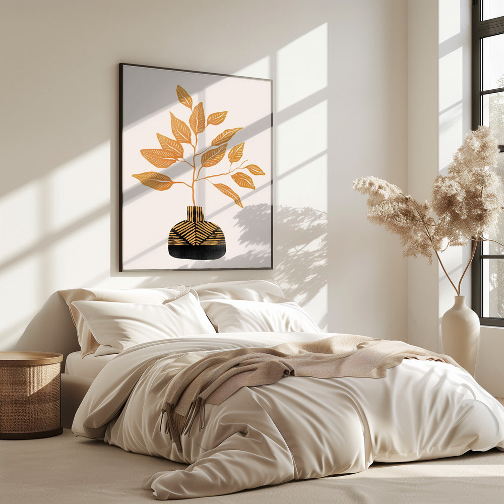 Tribal Vase By Catsanddotz 32 X 40 Inches | Poster