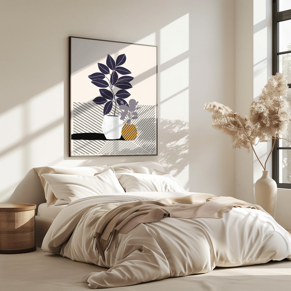 Vase B By Catsanddotz 5 To 7      30 X 42 Inches L | Poster