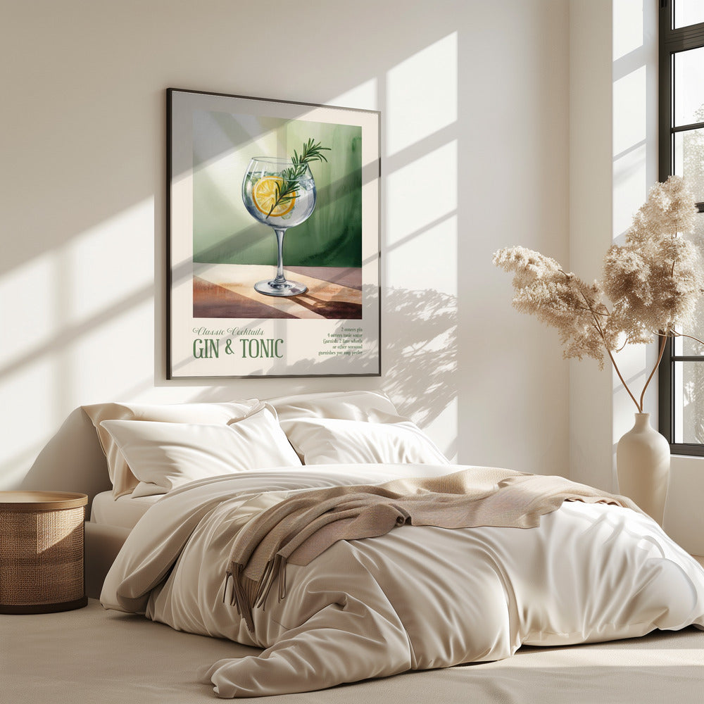 Classic Cocktails - Gin and Tonic | Poster
