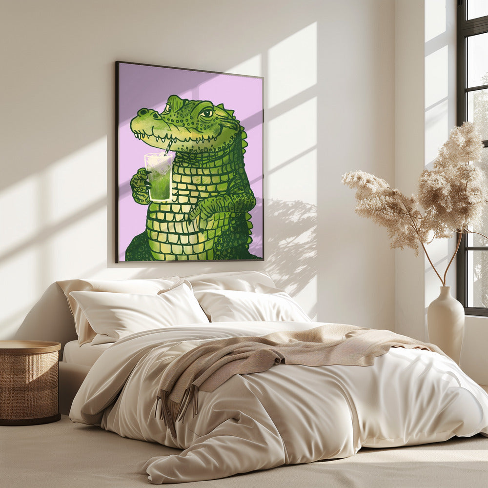 Matcha crocodile | Poster