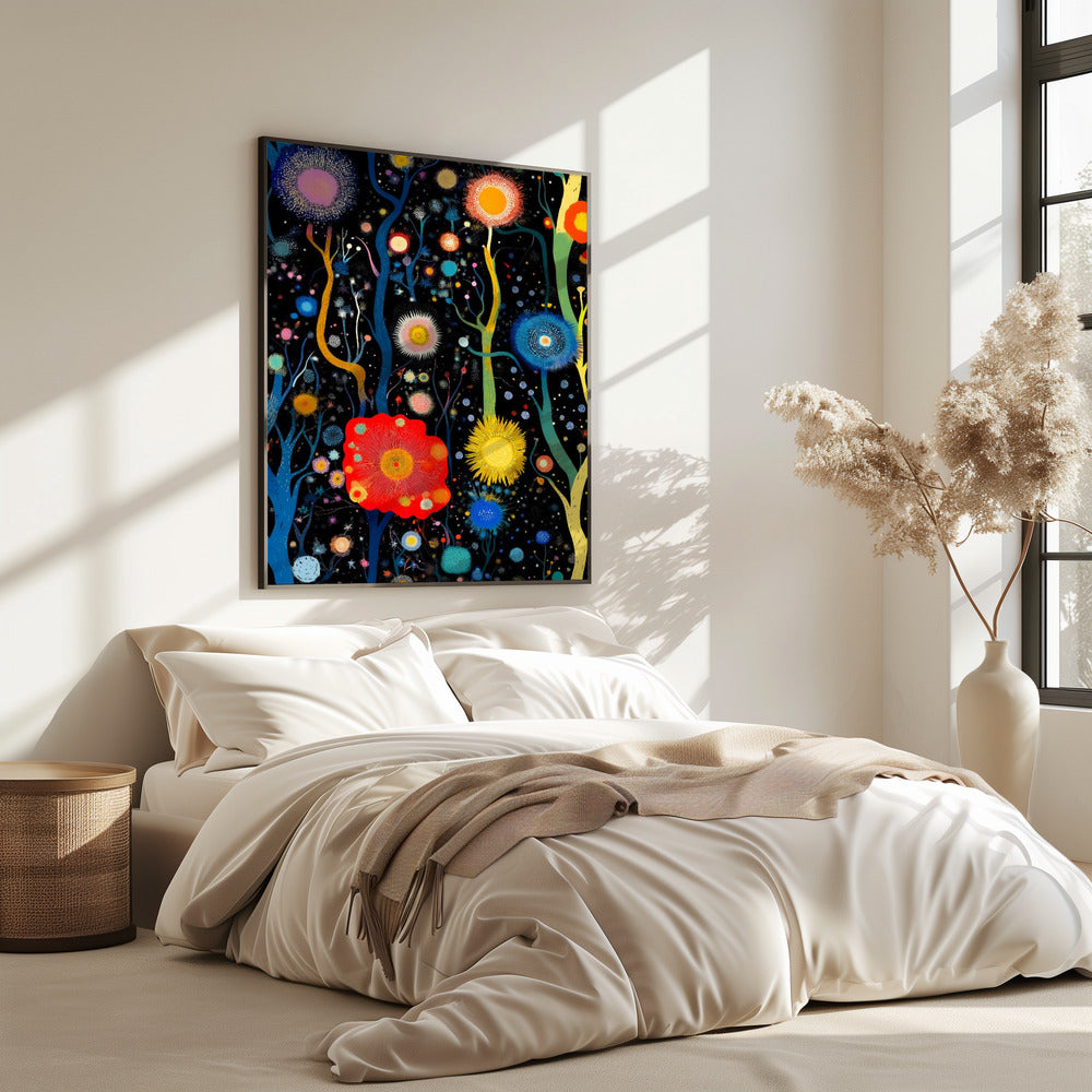 Vibrant Celestial Garden | Poster