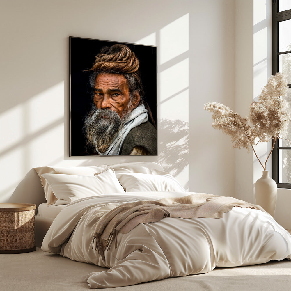 Portrait of a Sadhu... | Poster