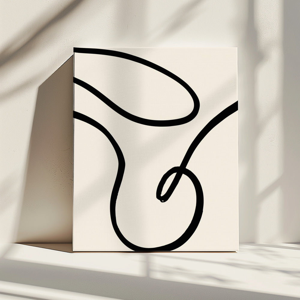 Black Lines 02 | Canvas