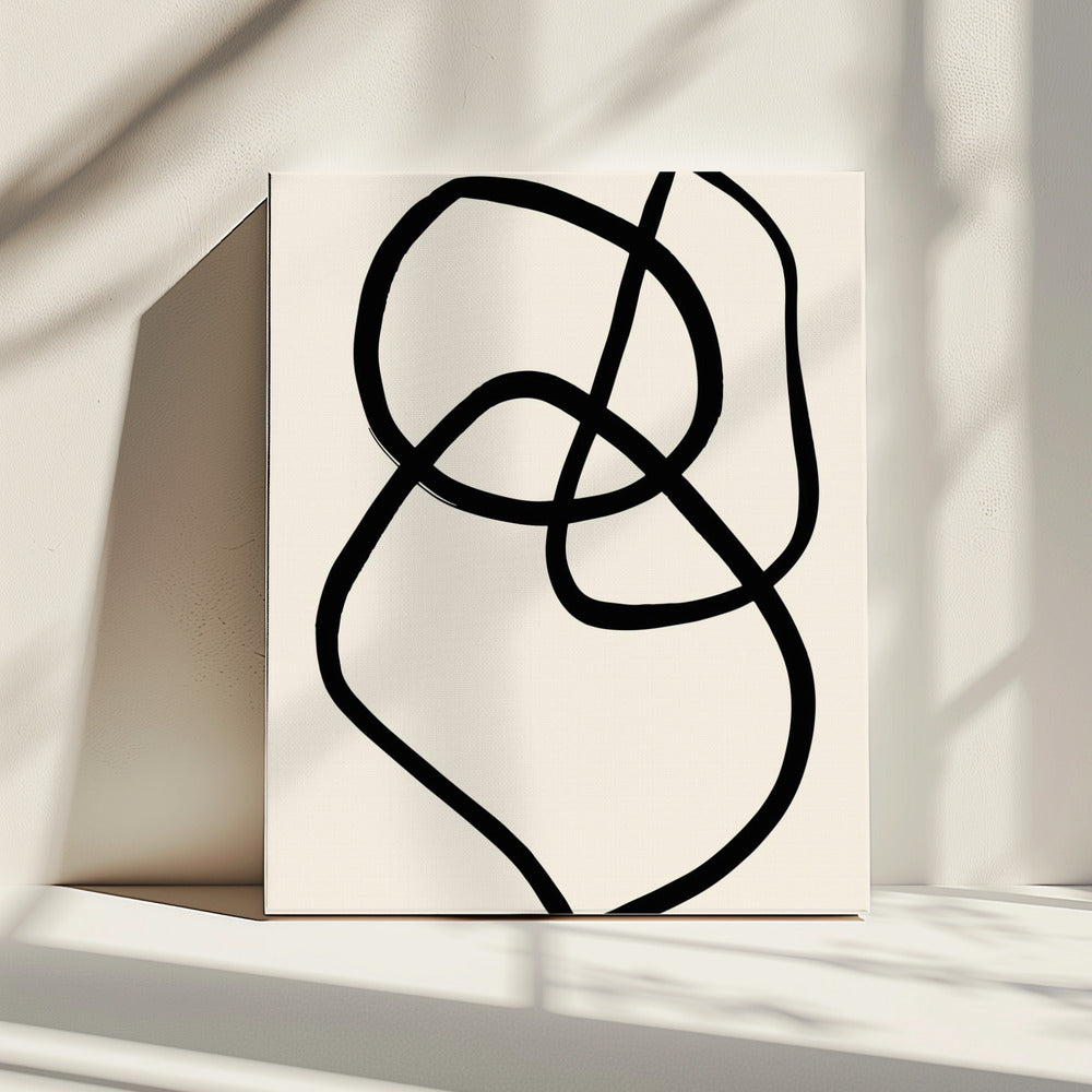 Black Lines 03 | Canvas