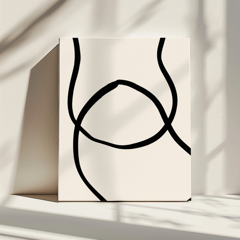 Black Lines 04 | Canvas