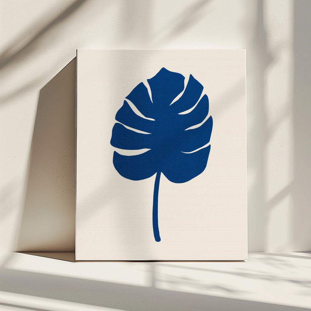 Monstera Canvas Blue | Canvas