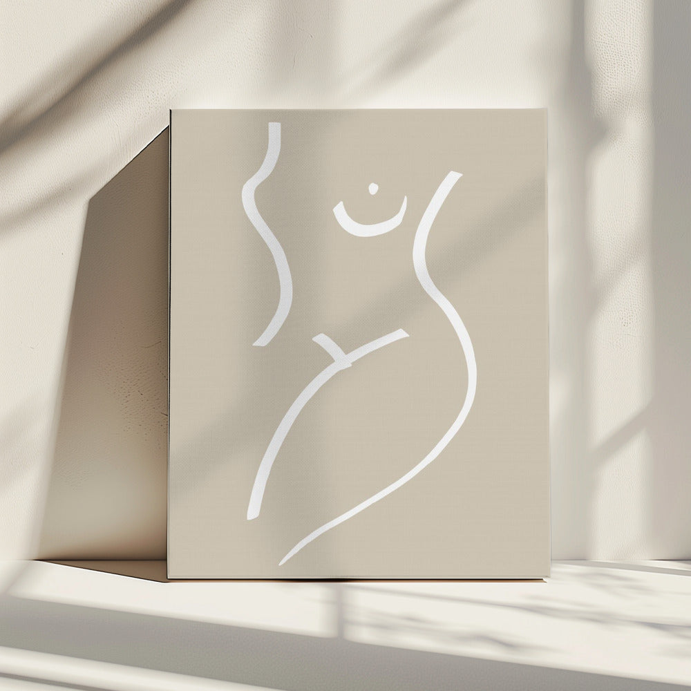 Body Sketch Sand | Canvas