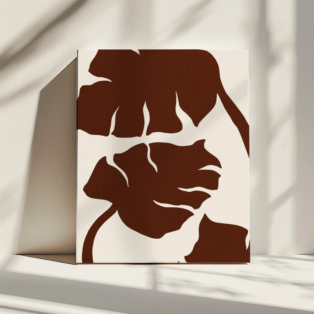 Monstera Canvas Brown | Canvas