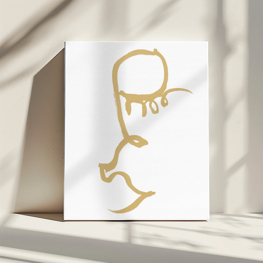 Half Face Gold | Canvas