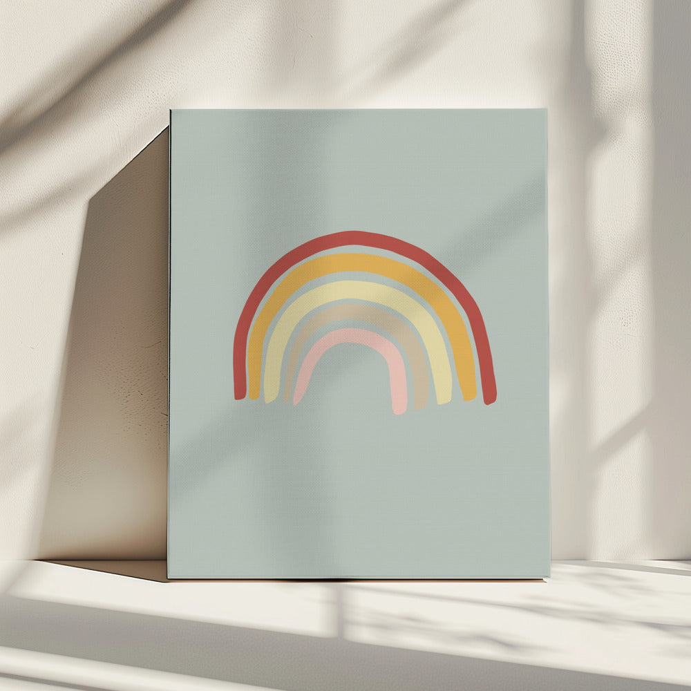 Rainbow Green | Canvas