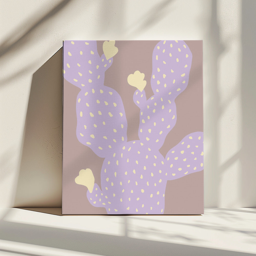 Lilac Cactus | Canvas