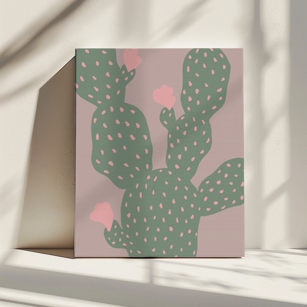 Green Cactus | Canvas