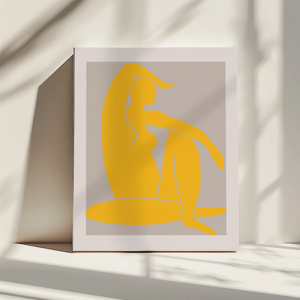Yellow Figure | Canvas
