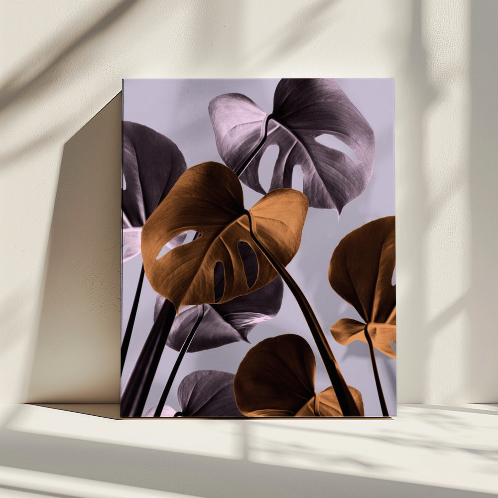 Monstera Purple 01 | Canvas