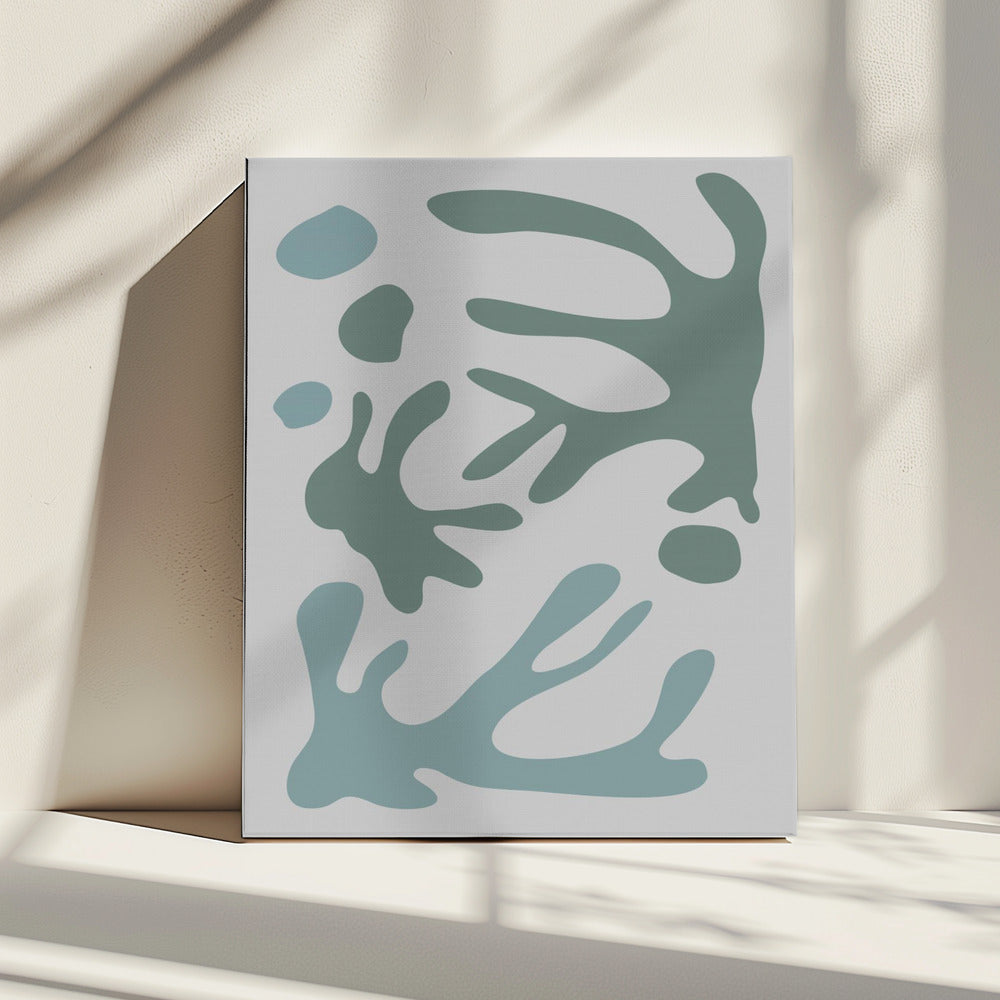 Seaweed Teal No 1 | Canvas