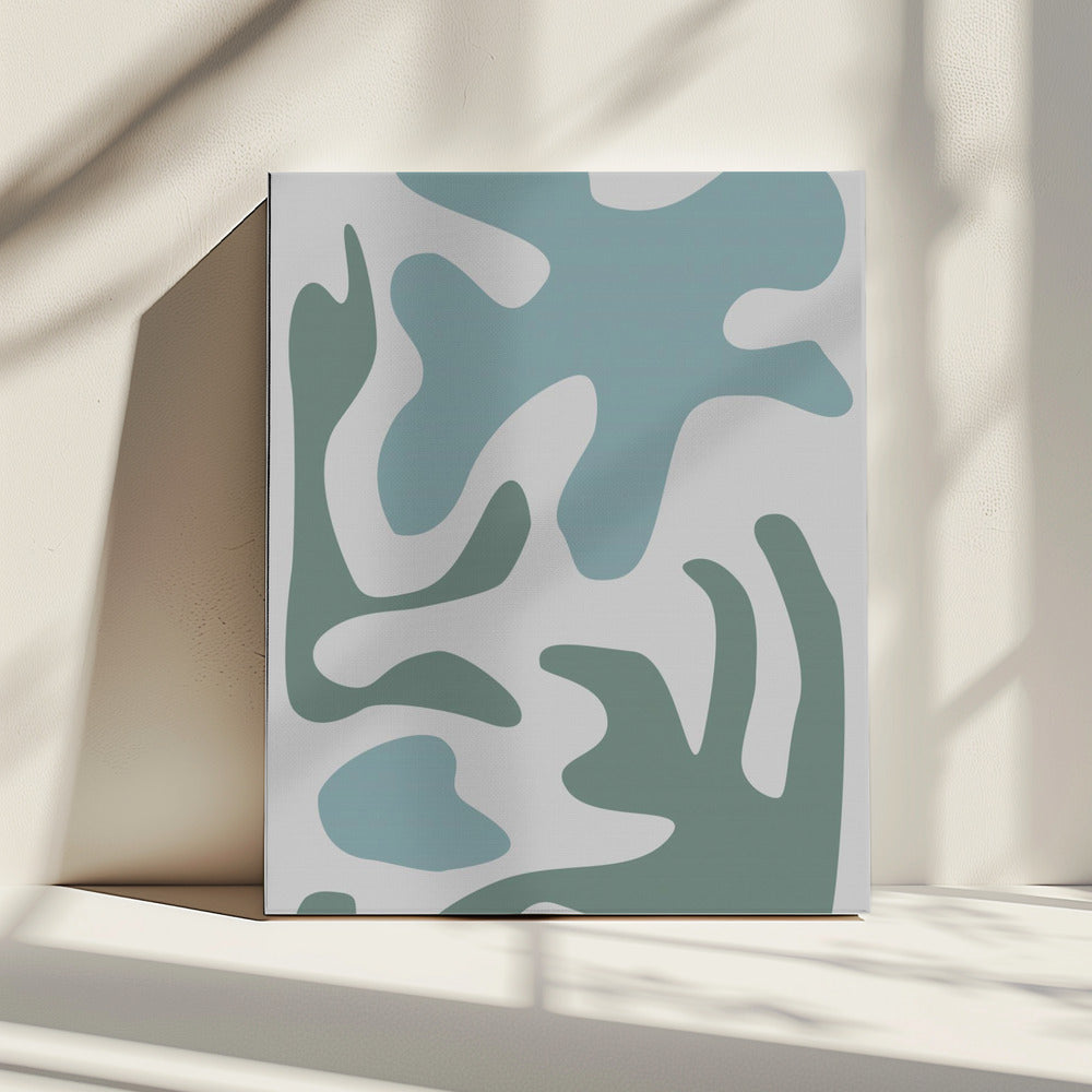 Seaweed Teal No 2 | Canvas