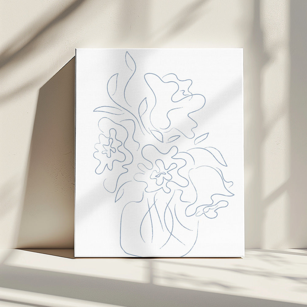Flower Bouquet Sketch | Canvas