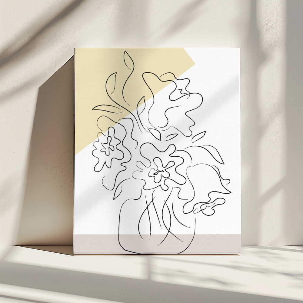 Flower Bouquet Modern | Canvas