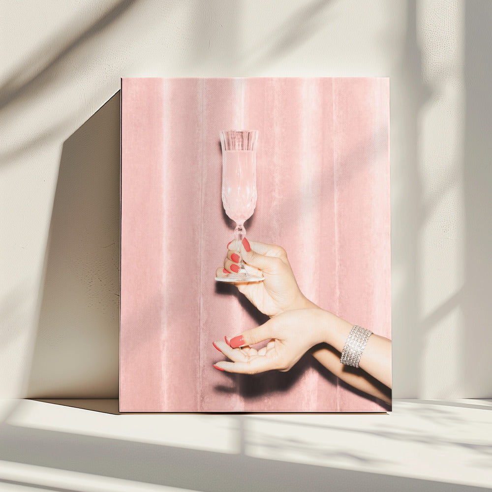 Here's To Pink 01 | Canvas