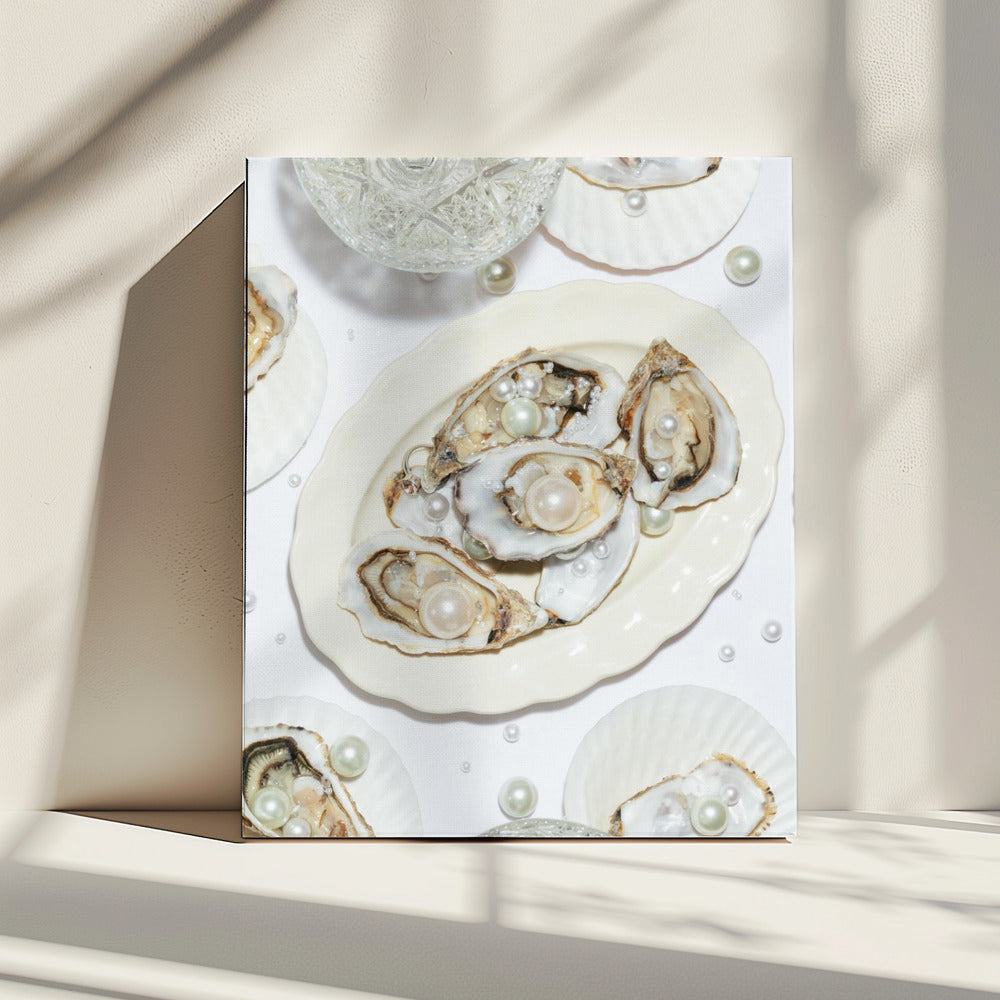 Oysters &amp; Pearls No 03 | Canvas