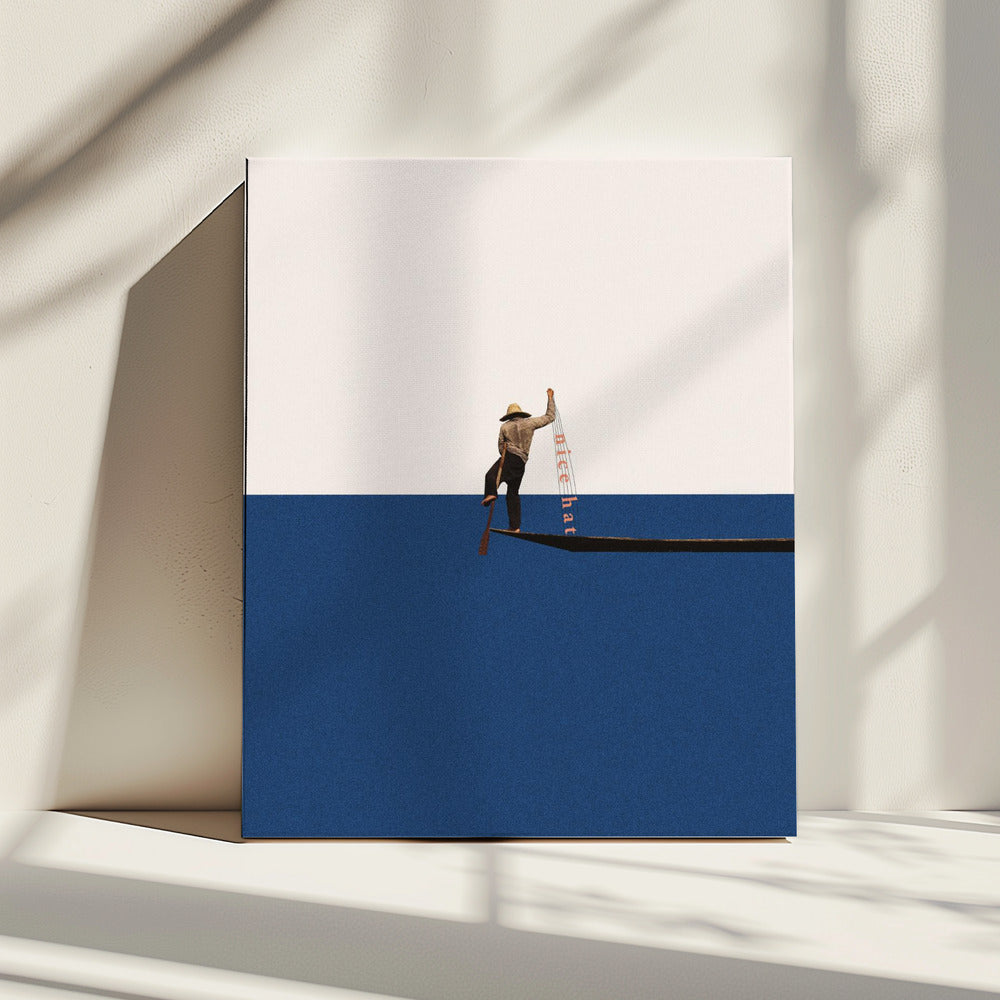 Fishing for compliments | Canvas