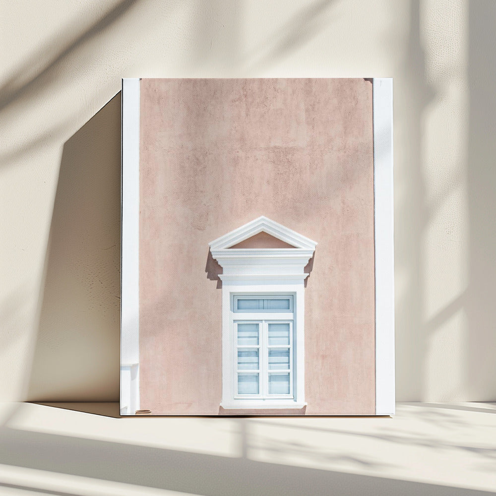 Pink wall and a pediment | Canvas