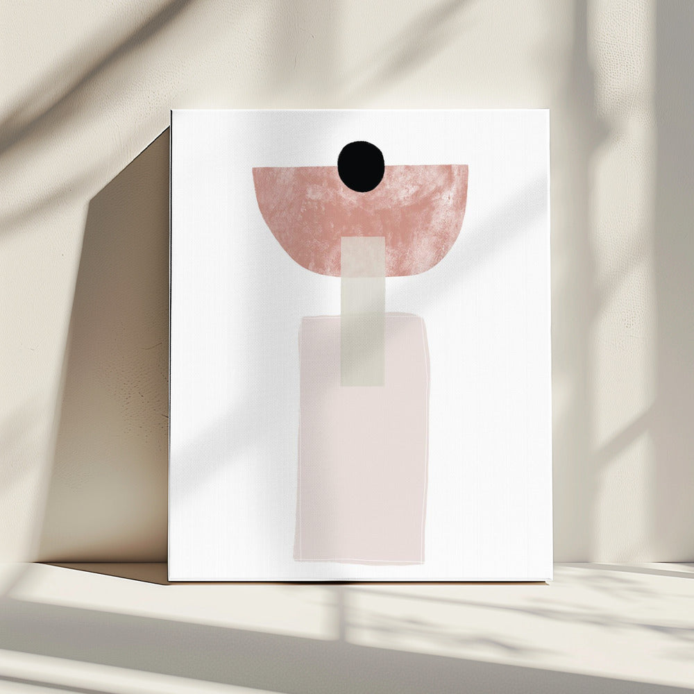 Geometric Shapes in Soft Earthy Tones | Canvas