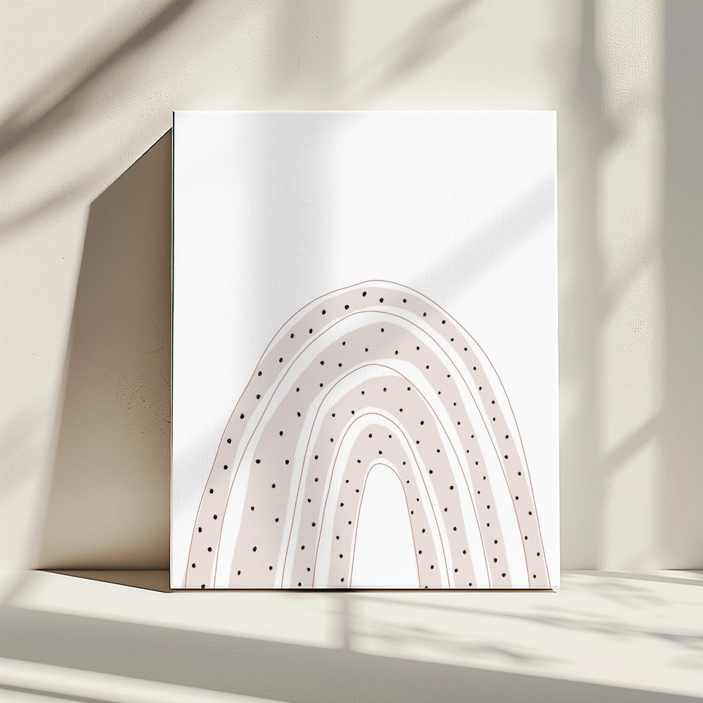 Dotted Arched Elegance | Canvas