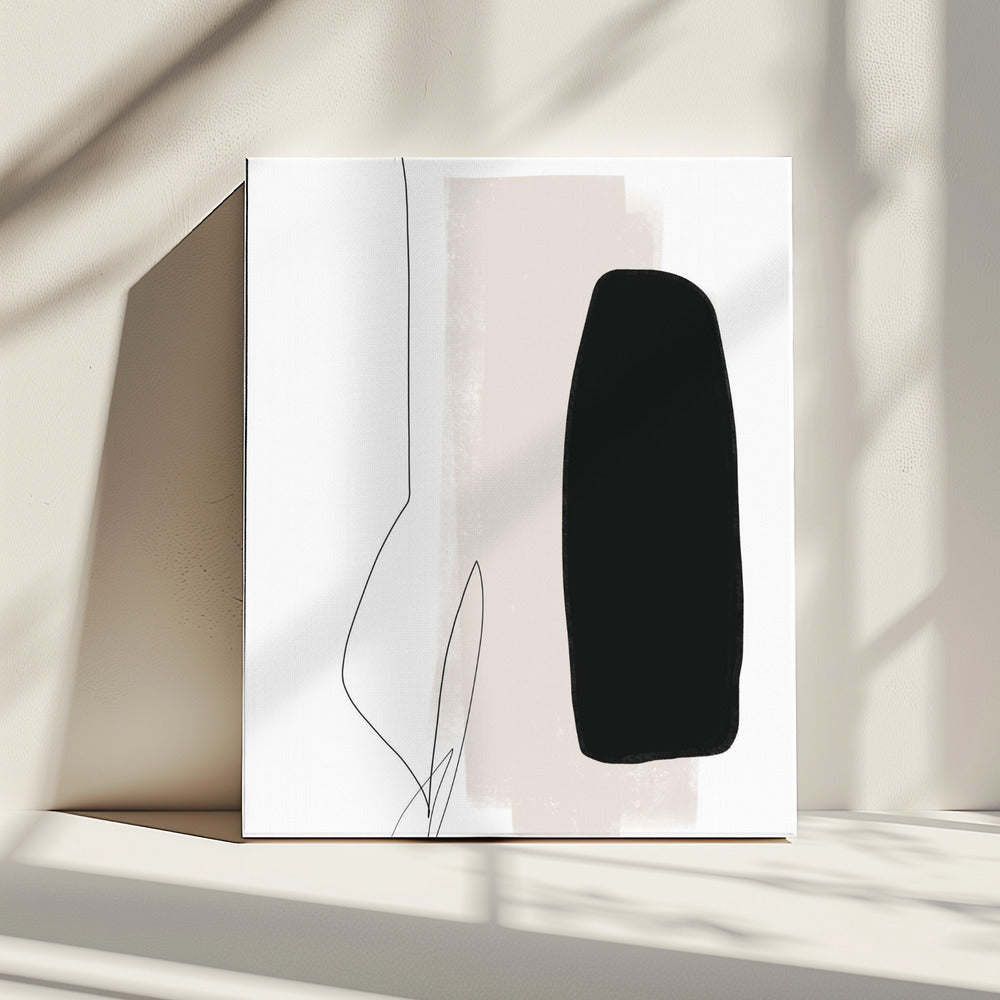 Black And Gray Shapes | Canvas