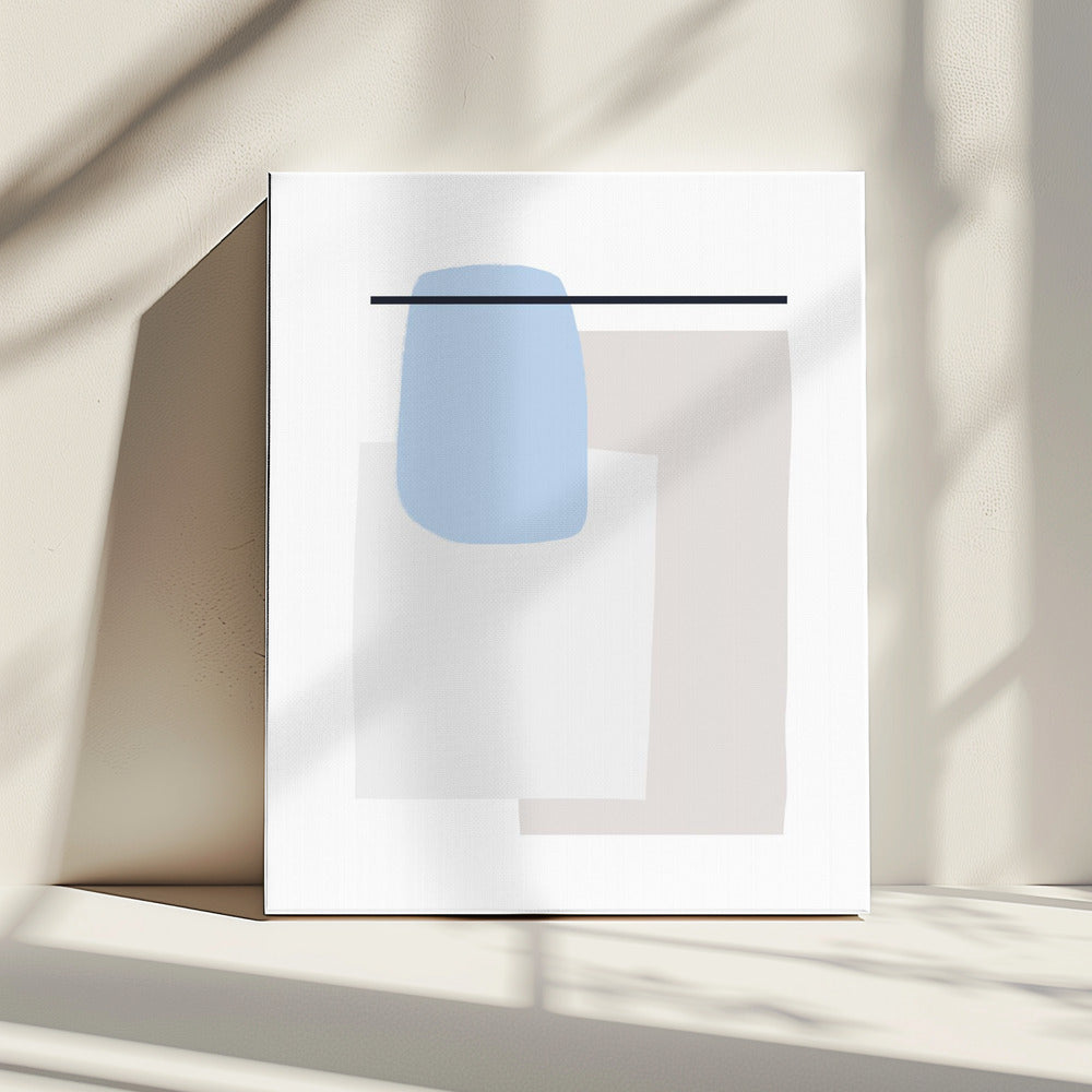 Geometric Shapes With Soft Pastel Colors | Canvas