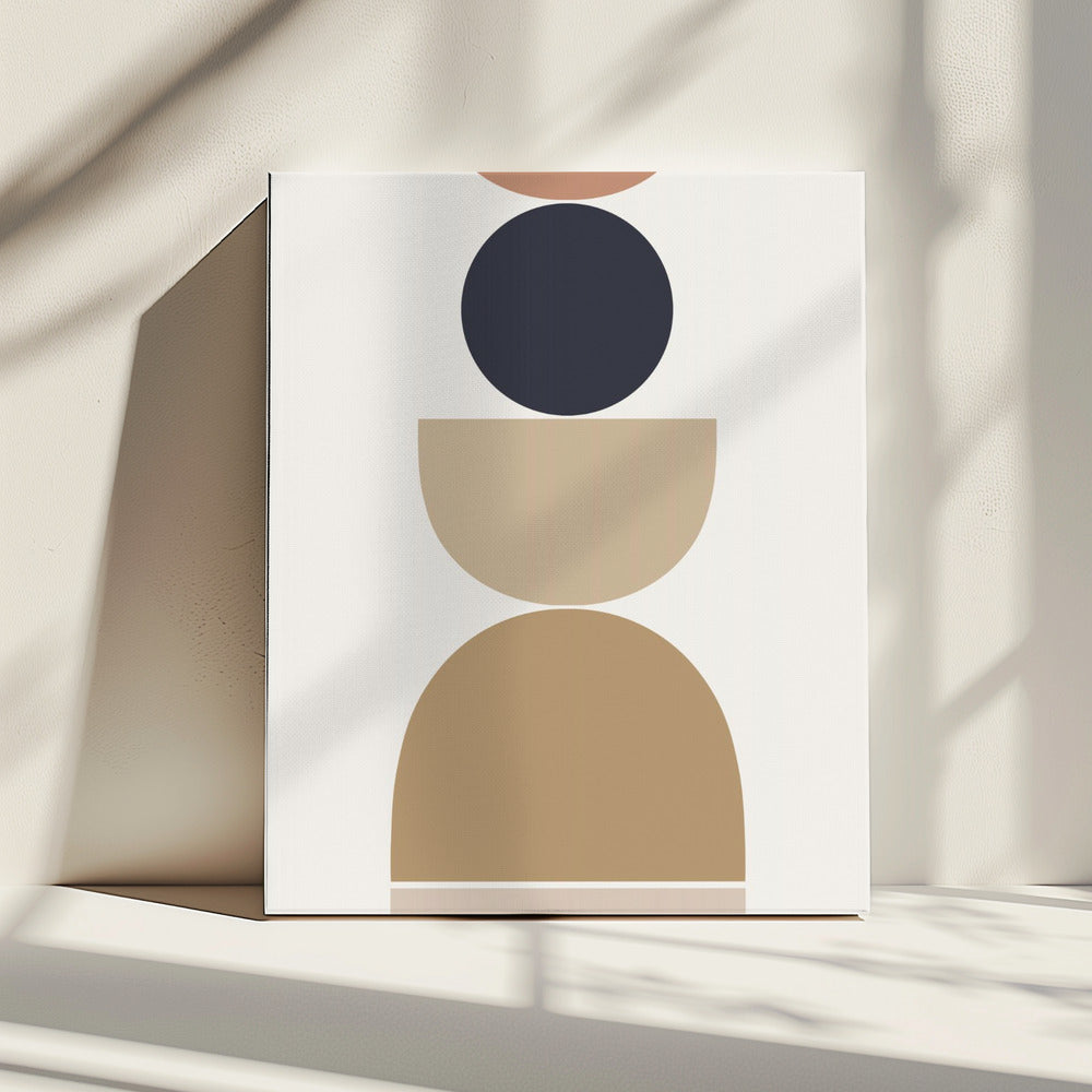 Abstract  Geometric Harmony | Canvas