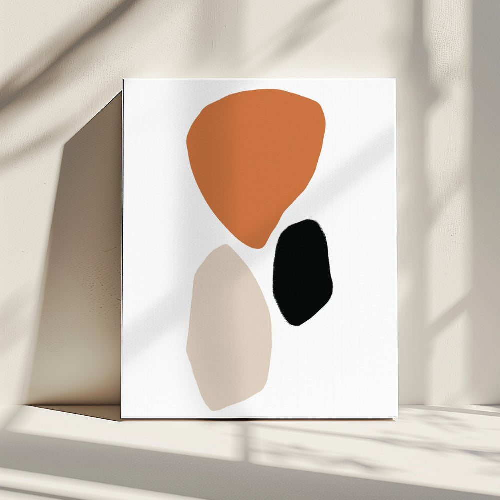 Organic Shapes in Earthy Tones | Canvas