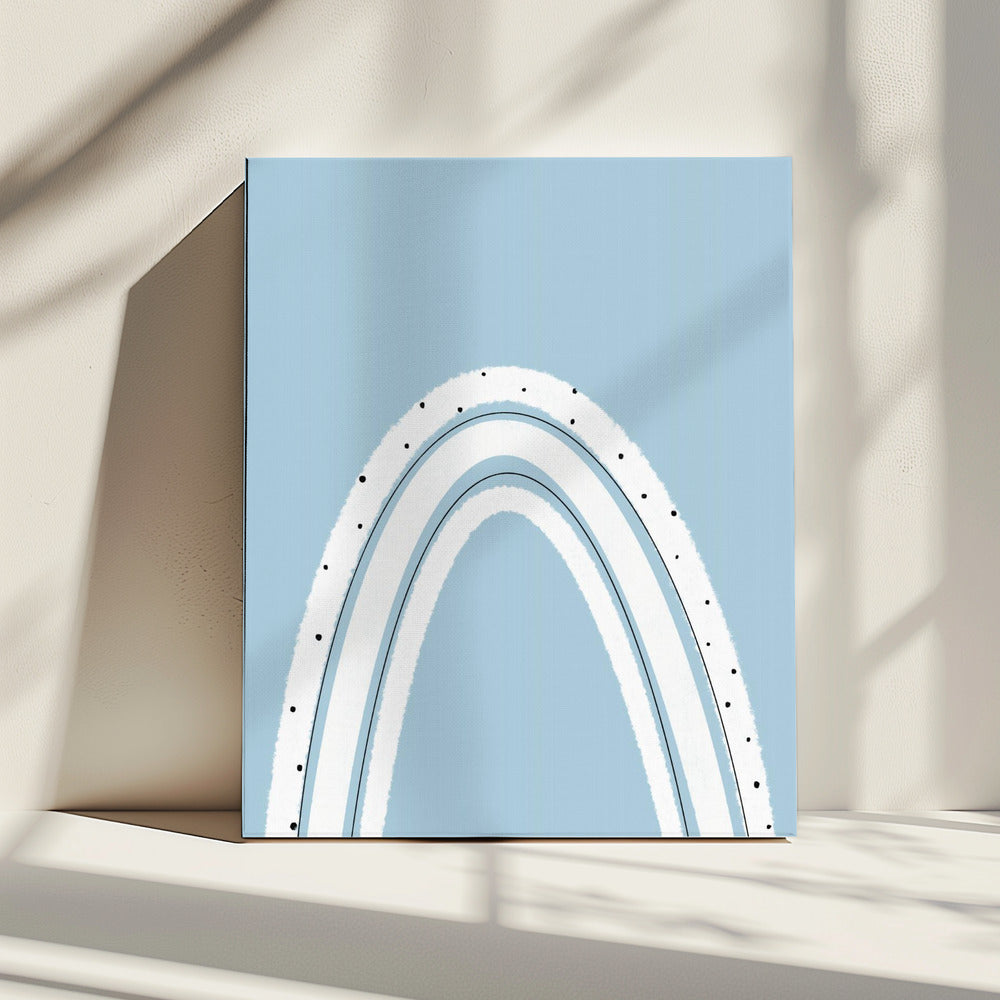 Black and White Rainbow | Canvas