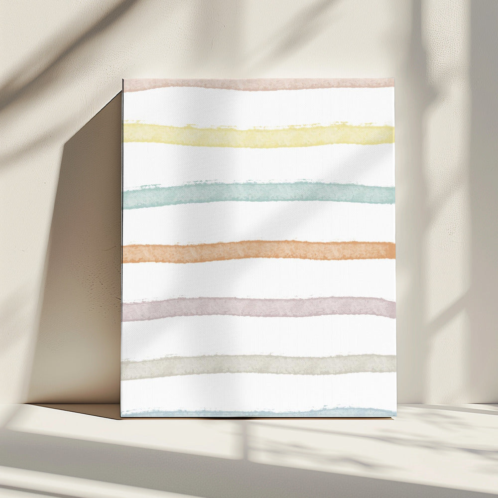 Pastel Horizon Lines | Canvas