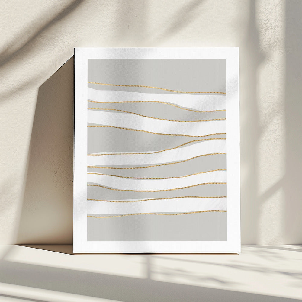 Gilded Waves | Canvas