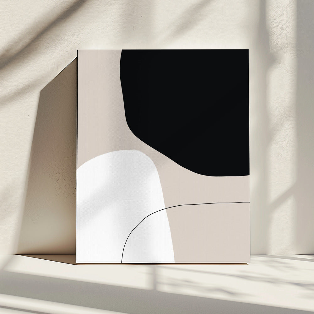 Monochrome Shapes | Canvas